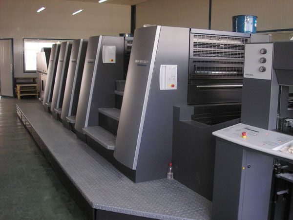 海德堡74五色翻(fān)轉膠印機